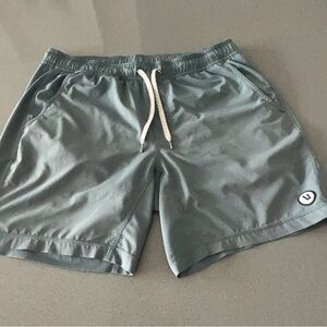 Light Blue Vuori Kore Short with Liner 7” Inseam